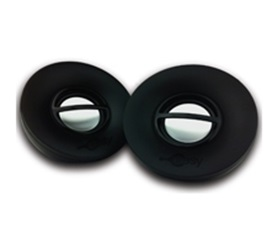 Bocinas USB 2.0 Easy Line Conector de Audio 3.5mm - color Negro