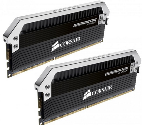 Memoria RAM DDR3 U-DIMM PC3-12800 (1600MHz), 8GB (2x4GB), 1.5V, Corsair Dominator® Platinum CMD8GX3M2A1600C9