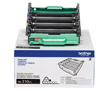 Tambor (Drum) Original Brother DR310CL, Rendimiento Aprox. 25,000 Páginas en Negro / Color, BROTHER DR310CL