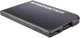 Batería Portátil Monster Mobile PowerCard Color Negro / 050649705908