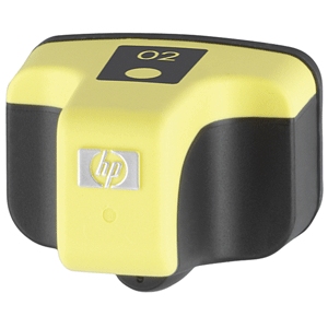 Cartucho de Tinta Orignal, 02, Color Amarillo, HP C8773WL