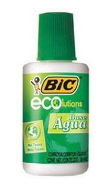 Corrector Liquido Modelo Ecolutions, Base Agua, 20 Mililitros, BIC CBAECO10