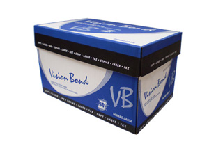 Caja de Papel Copiadora Vision Bond 75 GR Oficio, 5000 Hojas