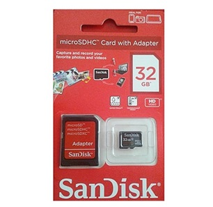 Tarjeta microSDHC™ | Capacidad 32GB | Clase 4 | Con Adaptador SD | SanDisk® SDSDQM-032G-B35A