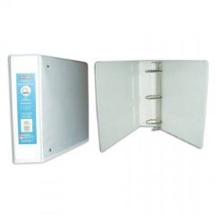 Carpeta Oxford 4" Blanca Aro "D"
