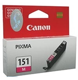Cartucho de Tinta Original Modelo CLI-151 Color Magenta, Rendimiento Aprox. 332 páginas, CANON 6530B001AA