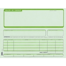 Block Póliza de Cheque Dupicado, Tamaño 1/2 Carta, Color Verde, 25 Juegos, RAYTER POLIZADECHEQUES