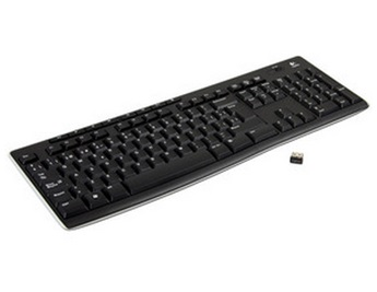 Teclado Multimedia, Inalámbrico (USB) Modelo K270, Español, Color Negro, LOGITECH 920-004426