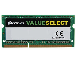 Memoria RAM DDR3L SO-DIMM PC3-12800 (1600MHz), 4GB, 1.35V / 1.5V, CL11, Corsair Serie Value Select CMSO4GX3M1C1600C11
