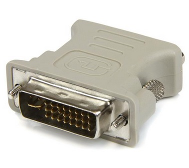 Adaptador de Video DVI-I - VGA (H-M), Color Blanco, STARTECH DVIVGAFM
