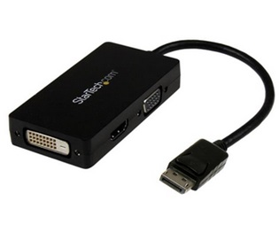 Adaptador de Video DisplayPort - DVI-D / VGA / HDMI (H-H), 3 en 1, STARTECH DP2VGDVHD