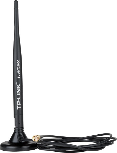 Antena Omnidireccional, Para Uso interior de 5 dBi a 2,4 GHz, Con Base, TP-LINK TL-ANT2405C