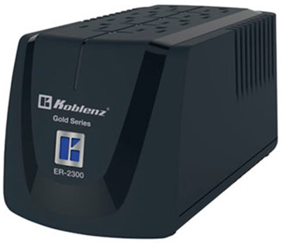 Regulador de Voltaje Modelo ER-2300, 2300VA / 1000W, Regulación 95 - 145V, Salida 120V, 8 Contactos, KOBLENZ 00-1589-1