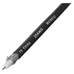 Metro de Cable Coaxial VOLTECK, Tipo RG 59, TRUPER CABCO-59300