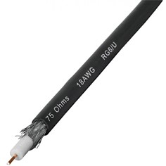 Metro de Cable Coaxial VOLTECK, Tipo RG 6, TRUPER CABCO-6