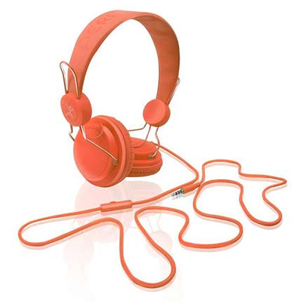 Audífonos ON-EAR Solids C / Micrófono Naranja