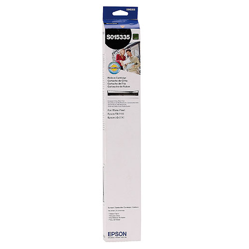 Cinta Color Negro 104.9 ft (32m), Matricial, para FX2190 LQ2090, 12,000,000 de Caracteres, EPSON S015335
