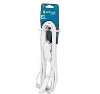 Extensión Eléctrica VOLTECK, Uso Domestico, Longitud 2 Metros, Calibre 16 AWG, TRUPER ED-2B