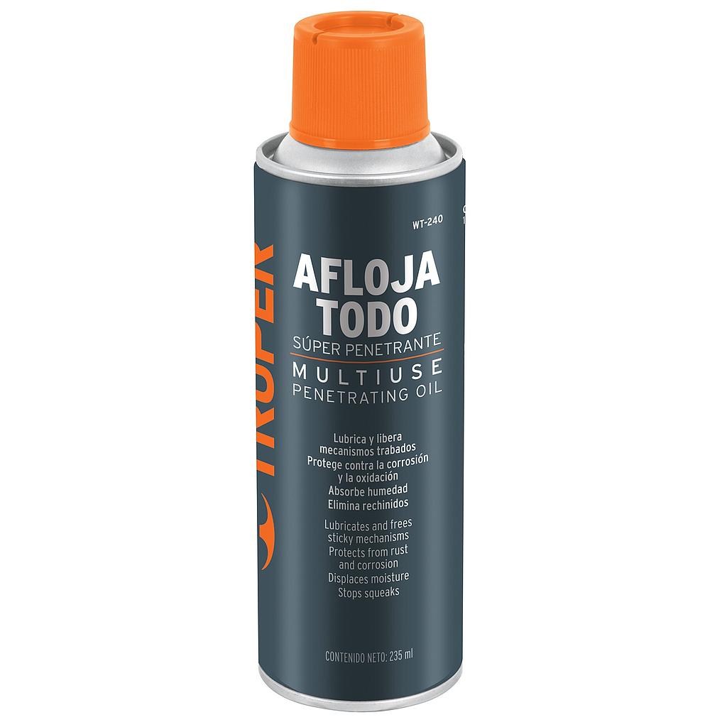 Aceite Aflojatodo, Aerosol, Contenido 235 ml. TRUPER WT-400C
