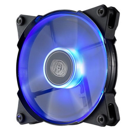 Ventilador JetFlo, Color Negro, Led Azul, 120mm, Conector 4 Pines, COOLER MASTER R4-JFDP-20PB-R1