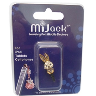 Accesorio Jack para 3.5mm para iPod, Tablets y Celulares; Phone Jack - Bunny- S