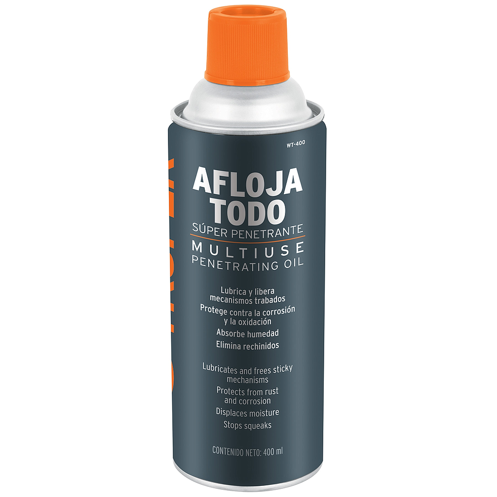 Aceite Aflojatodo, Aerosol, Contenido 400 ml. TRUPER WT-400
