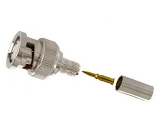 Paquete de 3 Conectores BNC Macho, Para Cable RG59, PROVISION ISR PR-C13-3
