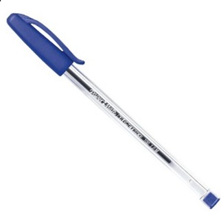 Pluma (Bolígrafo), Modelo KILOMETRICO InkJoy 100, Color Azul, Punta Mediano (1 Milímetro), PAPERMATE 17490113531