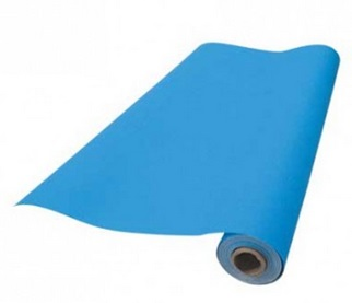 Papel América, 25 mts, Color Azul Rey, EUROMAC EA0006