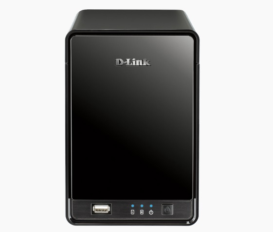 Grabador de vídeo en red de 2 bahías para discos SATA de 3,5", (NVR) con mydlink Cloud