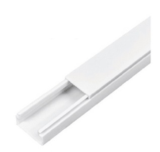 Canaleta de PVC VOLTECK, 1 Vía, Medidas 17 x 35 mm, Longitud 2 Metros, TRUPER CAN-1735