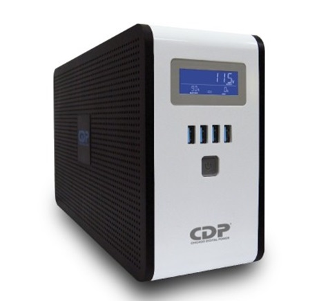 UPS (No Break), Línea Interactiva, 1000VA / 500W, Entrada 80-150V, Salida 120V, 10 Contactos + 4 USB (H), CDP RU-SMART1010
