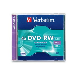 DVD-RW Verbatim - 4X - Individual - Jewel Case