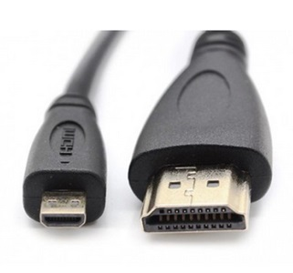 Cable HDMI Macho a Micro HDMI Macho v1.4 1.8 Metro, 1080p, Ethernet, 3D, 4k x 2k, Color Negro CG588-1.8