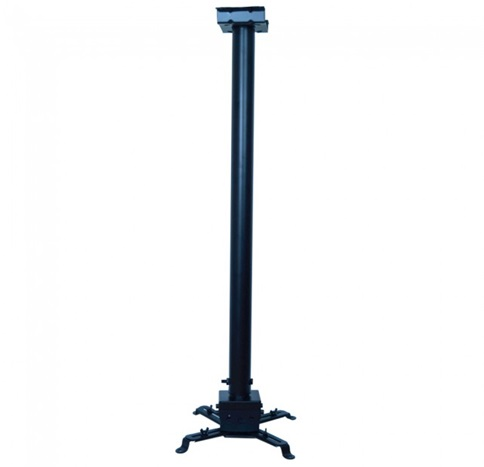 Soporte Universal para Videoproyector MULTIMEDIA Screens, Telescopio 75-160 cms, tipo araña, Negro