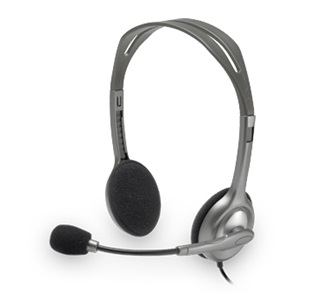 Audífonos C/ Micrófono Modelo H111, Conexión 3.5 mm, Color Negro, Longitud Cable 1.8 Metros, LOGITECH 981-000612