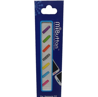 Paquete de 7 Stickers para Botón de Inicio para Samsung Galaxy S4. Mi-Button-Samsung S4 Solid