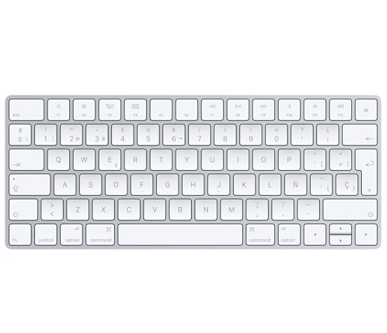 Teclado Inalámbrico (Bluetooth) Magic Keyboard, Recargable, Español, APPLE MLA22E/A