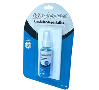 Kit de Limpieza, Antiestático para Pantallas LCD, LED, Plasma, Bote de 60ml y Toallita Microfibra, SILIMEX LCDCLEANER