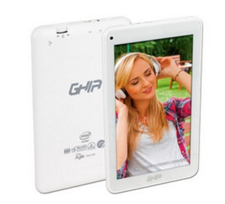 Tablet GHIA Only Agile / Intel Atom / 1GB / 8GB / Android / Wi-Fi / 2 Cám / Pantalla 7" / BT / Blanc