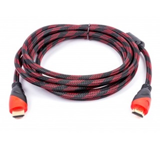 Cable de Video HDMI - HDMI (M-M), 1.5 Metros, Reforzado, NACEB NA-587