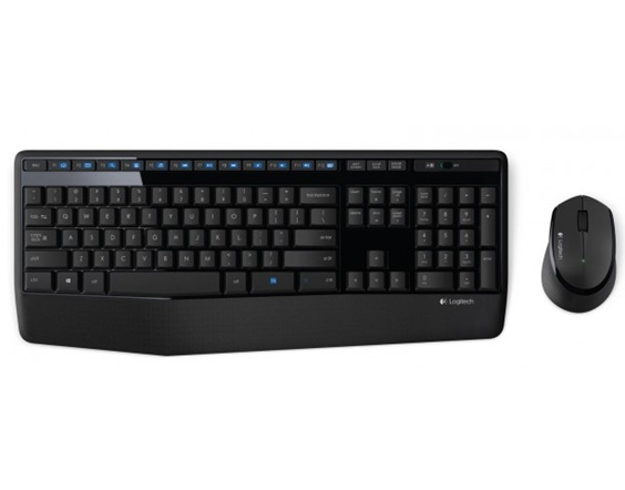 Teclado y Ratón (Mouse) Modelo MK345, Español, 12 Teclas Multimedia / 3 Botones, Inalámbricos (USB), LOGITECH 920-007820