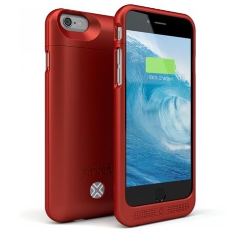 Batería de respaldo para iPhone 6® Maven Power Case, Color Rojo
