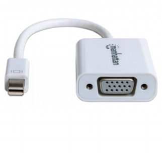 Adaptador de Video Mini DisplayPort - VGA (M-H), MANHATTAN 151382
