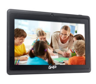 Tablet GHIA 140 Any QUATTRO+ 47418 / 7" / Cortex A33 QC / 1GB / 8GB / Dual Cam / Android 4.4 / Negro