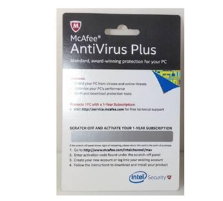 Antivirus McAfee Plus 1 Año, 1 Equipo