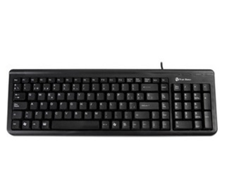 Teclado Estándar TrueBasix, USB. Color Negro