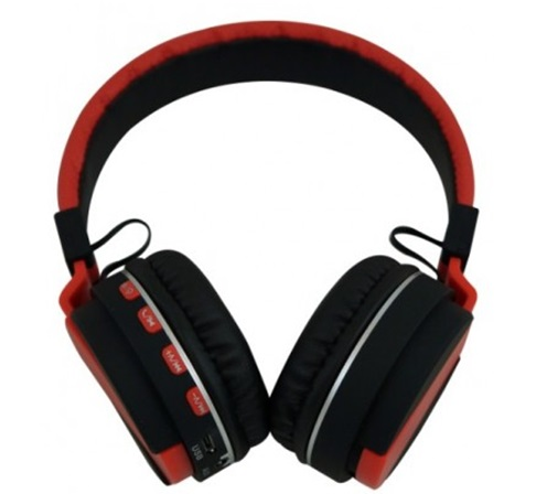 Audífonos Con Micrófono, Inalámbricos (Bluetooth), Color Negro, Recargable, NACEB NA-596