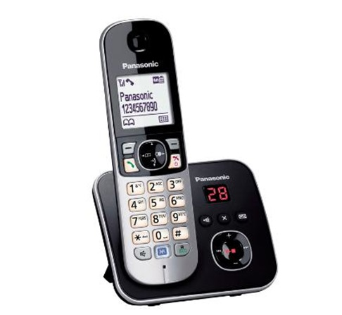 Teléfono Inalámbrico DECT, Pantalla LCD 1.8" Blanco, contestador Digital 2 dígitos en base