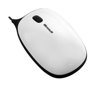 Mouse Microsoft Express, Tecnología BlueTrack. USB 2.0. Color Blanco/Gris